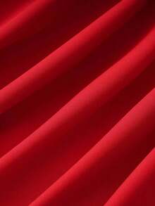 xheFranclia Elegante y de moda, nuevo vestido rojo de línea A con cuello en V sin mangas y que realza la cintura para mujeresxhe - Rojo - Ver 6