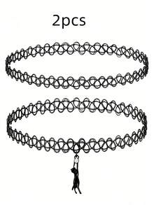 Dây chuyền mặt dây chuyền hình mèo đen pha lê phong cách Gothic - Kiểu dáng cổ điển, dây choker có thể điều chỉnh, thiết kế rỗng, lấy cảm hứng từ hình xăm, trang sức quyến rũ thập niên 90 và Y2K, hoàn hảo cho phụ nữ, thích hợp làm quà tặng cho người yêu, cháu gái, bạn bè, đeo trong dịp Halloween, thường ngày và các lễ kỷ niệm. - Nhiều màu - Xem 6