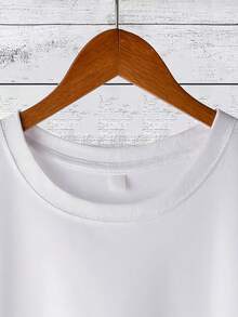 Camiseta con texto y foto personalizados, camiseta con imagen personalizada, camiseta con foto familiar, camiseta de regalo personalizada, camiseta con foto de cumpleaños, camiseta con texto personalizado, regalos para familiares y amigos, regalos de festividades - Blanco - Ver 4