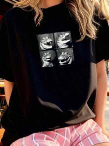 Cool Orca Design T-Shirt For Men, Women And Kids - Blue - View 7