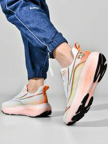 Giày chạy bộ nam nhẹ, thoáng khí, giảm sốc, thích hợp cho chạy đường trường và marathon. - Quả cam - Xem 10