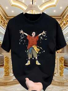 Men T-Shirts - Black - View 6