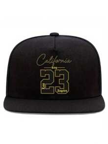 1件/2件裝「California Los Angeles」經典23號圖案印花棒球帽與斜跨包套組，街頭時尚戶外運動平帽簷帽與單肩包，可調節，適合日常穿著或作為送給朋友的禮物 - 彩色 - 查看 6