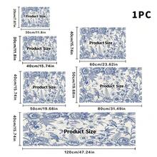 1pc Floral & Hummingbird Pattern Absorbent Drying Mat, Suitable For Dining Table And Cafe, Multipurpose Drainage Pad, Home Gift, Desktop Decor - XYLSD-366 - View 13