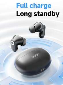 Acer OHR627 In-Ear Wireless Bluetooth Earbuds, New Upgraded Wireless 6.0 Chip For Fast Connection And Stable Transmission, Long Standby Time, Compact Mini Body Design, Lightweight And Comfortable, Fits Ear Contour And Doesn't Fall Off Easily, Suitable For Casual And Sports Multi-Scenario Use, Compatible With Android/IOS Systems - View 10