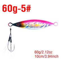 1PC Sinking Metal Lead Fish Lures Laser Coating Artificial Baits For Sea Fishing Casting & Jigging - 5# - View 10