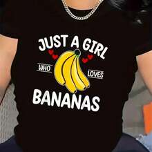 Printed T-Shirt For Men And Women - 黑色 - 查看 1