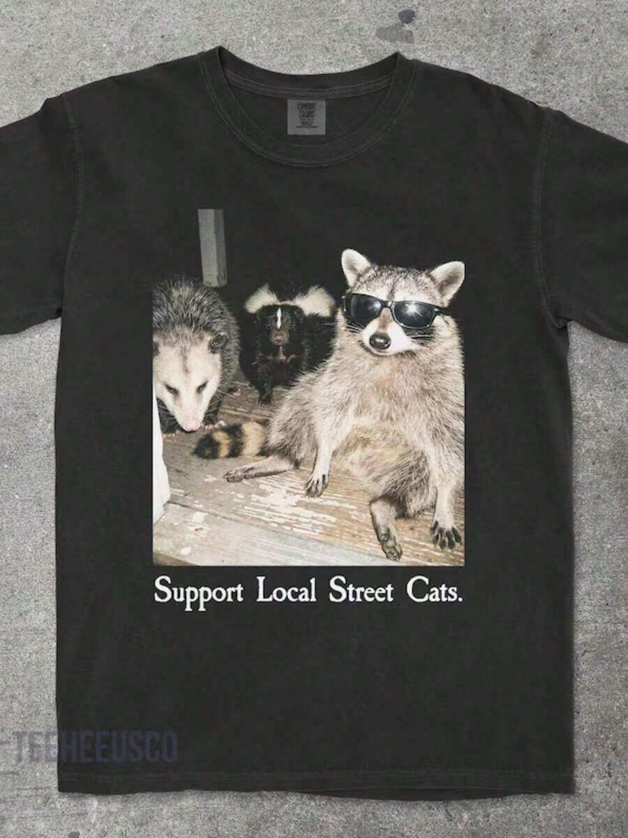 Mermeladas de Fresa Pero Mi No, Camiseta Divertida de Gato, Camiseta para Mamá de Gato, Camiseta con Meme de Gato Divertido, Regalo para Amantes de Gatos, Camiseta Vintage - Negro 7 - Ver 1
