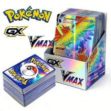 50/100/200/300pcs Premium Craft English Cards Vmax GX Rare Deck Birthday Holiday Party Supplies Gift Random Styles - Multicolor - View 3