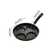 1pc New Non-Stick Frying Pan, Modern Minimalist Multi-Function Non-Stick Flat Pan, Non-Stick Baking Tray, Suitable For Frying Eggs, Burgers, Pancakes And Grilling, Compatible With Gas Stove And Induction Cooktop, Suitable For Home And Restaurant Use - View 10