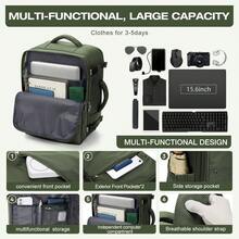 Ba lô du lịch nén chân không 30L đựng laptop, hành lý được chấp thuận mang lên máy bay, tăng 50% không gian, vừa laptop 15.6 inch, được phép mang lên máy bay, kèm bơm tay, ba lô chống thấm nước nhiều ngăn, có dây đeo hành lý, ba lô dung tích lớn dùng hàng ngày, phù hợp cho nam và nữ, đi công tác và các chuyến đi ngắn ngày, thích hợp cho du lịch và sử dụng hàng ngày, nhiều màu sắc để lựa chọn. - Nhiều màu - Xem 4