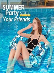 Foldable Inflatable Water Chair For Adults, Portable Design For Relaxing In Water, Adds Fun To Summer - A - View 4