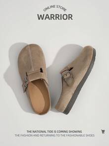 WARRIOR 1双女士运动休闲拖鞋，小众时尚百搭轻便软底舒适休闲鞋，适合户外行走 - 卡其色 - 查看 4
