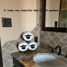 Sheep Toilet Paper Holder 2 Packs, Freestanding 3D-Printed Toilet Paper Organizer, Funny Toilet Paper Holder Bathroom Set, Cute Bathroom Decor For Home Or Guest Bath, Great Gift Idea - Multicolor - View 3