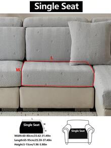 1 tấm bọc ghế sofa co giãn, chống trượt, phủ toàn bộ bề mặt, dùng được cả bốn mùa, chất liệu vải dày dặn, có thể giặt máy, chống bụi, thân thiện với thú cưng, có thể điều chỉnh kích thước phù hợp cho phòng ngủ, văn phòng, phòng khách, ghế sofa hình chữ L và ghế sofa 1/2/3/4 chỗ ngồi. - Màu Xám nhạt - Xem 19