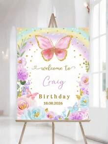 Elegant Wedding Welcome Sign Template, Wedding Welcome Sign, Wedding Photo Collage, Modern Welcome Sign, Printable Wedding Reception Poster - Multicolor - View 3