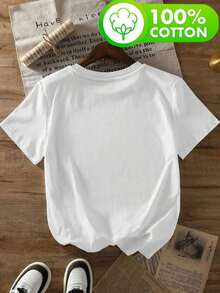 Esta camiseta de algodón puro para mujer presenta un diseño de tres libélulas, lo que la hace perfecta para usar en primavera y verano. Es adecuada para uso casual al salir, hacer ejercicio o ir de vacaciones, y está diseñada para ser suave y cómoda. - Blanco - Ver 2