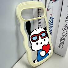 SANRIO ウェーブケースand苹果16ProMax/16Plus/16Pro/16/15ProMax/15Plus/15Pro/15/14ProMax/14Plus/14Pro/14/16E/13ProMax/13Pro/13/12ProMax/12Pro/12/11ProMax/11andGooglephonefor16ProMax/16Plus/16Pro/16/15ProMax/15Plus/15Pro/15/14ProMax/14Plus/14Pro/14/16E/13ProMax/13Pro/13/12ProMax/12Pro/12/11ProMax/11andGooglephone15ProMax衝撃吸収15ProMaxウェーブ形状パステルカラーミニマリスト韓国風 - 白色 - チェックする 7