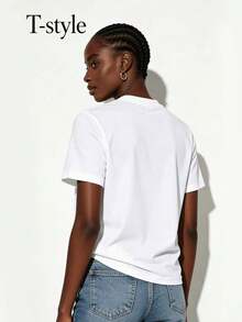 Women T-Shirts - White - View 6