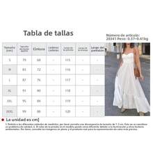Long, Solid-Color Spring Dress With Straps, High Waist, Elegant And Sensual European Style - White - View 10