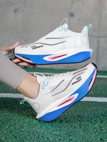 2026 New Spring Popular Ultra-Light Shock-Absorbing Rebound Running Shoes For Teens, Unisex Versatile Real Explosive Carbon Board Non-Slip Casual Sports Shoes, Suitable For Various Terrains And Fitness Activities - Aurora Blue - View 10