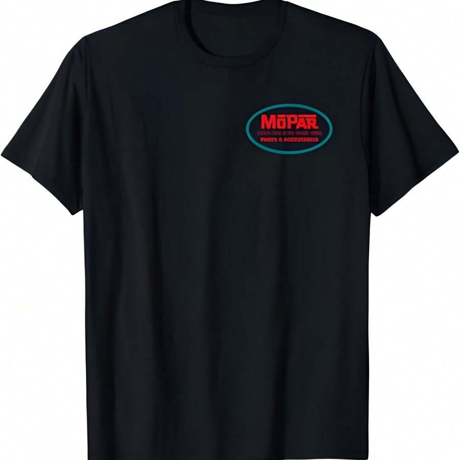 Camiseta con logotipo Mopar 1954 - Negro - Ver 1