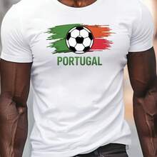 Camiseta estampada, tejida en algodón puro, con diseño de cuello redondo, estilo unisex, camisa creativa y moderna, ideal para primavera y otoño, holgada y cómoda para hombres y mujeres. - Blanco - Ver 1