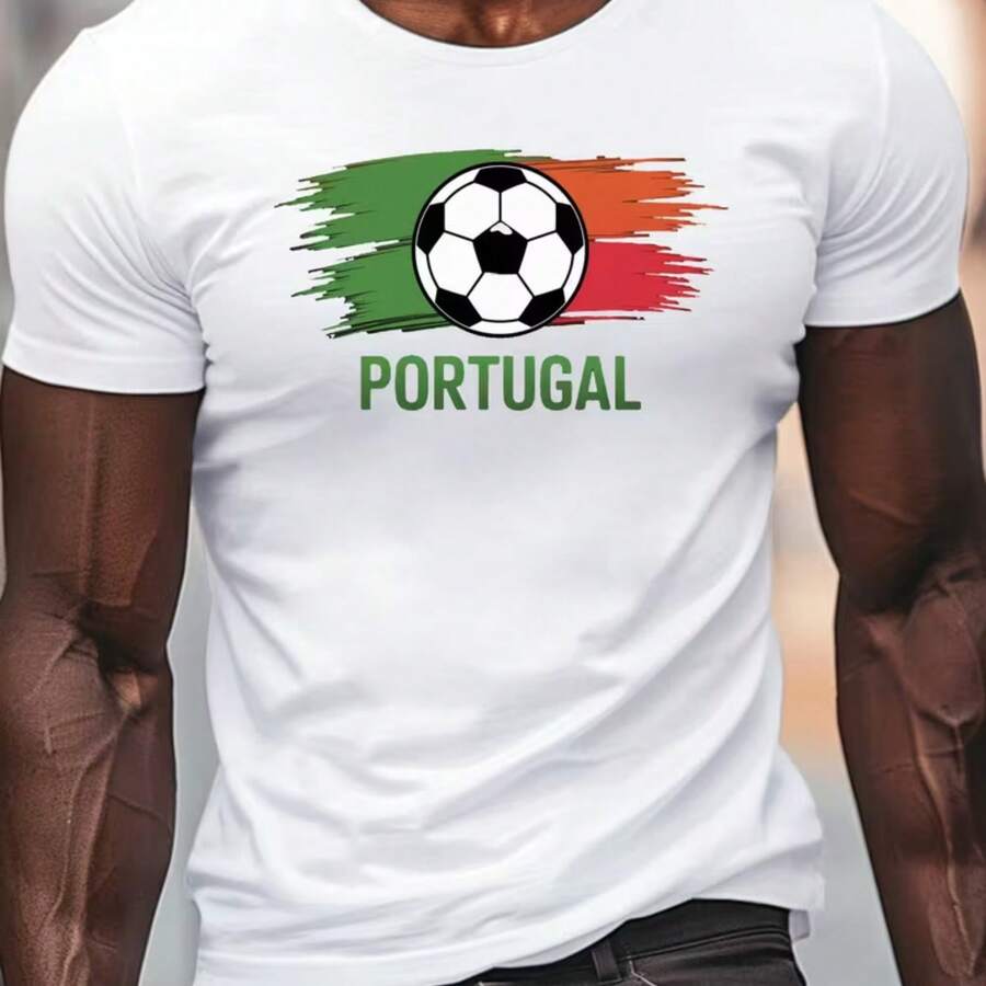 Camiseta estampada, tejida en algodón puro, con diseño de cuello redondo, estilo unisex, camisa creativa y moderna, ideal para primavera y otoño, holgada y cómoda para hombres y mujeres. - Blanco - Ver 1