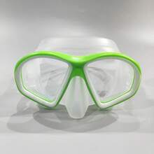 Diving Mask - zielony przezroczysty - Zobacz 3
