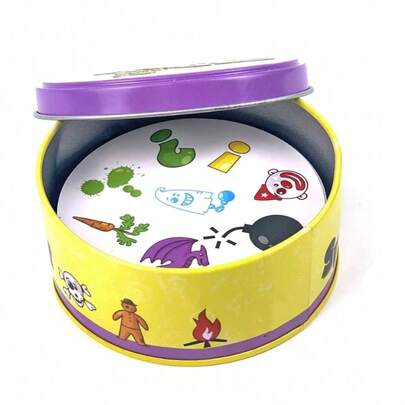 Trò chơi vui nhộn, nhịp độ nhanh dành cho cả gia đình, phù hợp với mọi ngôn ngữ, màu sắc sống động, hình minh họa đáng yêu, lý tưởng làm quà sinh nhật, quà ngày lễ và đồ chơi giải trí gia đình sau bữa tối hoặc trò chơi bài.