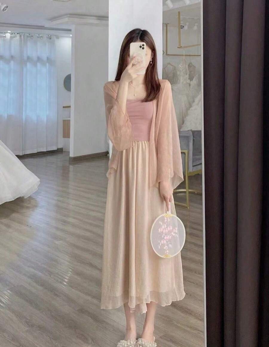 レトロなバックル 新中式 刺繍シャツ 漢服を改良する 女春夏 ティー？ウエア カーディガン ショート丈 こくふうの上着 袴 柄シャツ チャイナシャツ - DD - チェックする 1