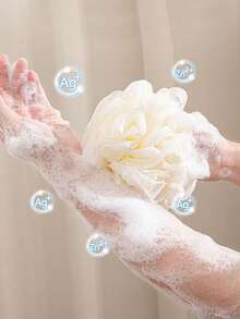 5pcs/3pcs/1pc Premium Soft Durable Bath Flower Ball, Exfoliating Shower Puff, Bubble Bath Sponge, Bathing Accessories For Men & Women, Random Color - Multicolor - View 4