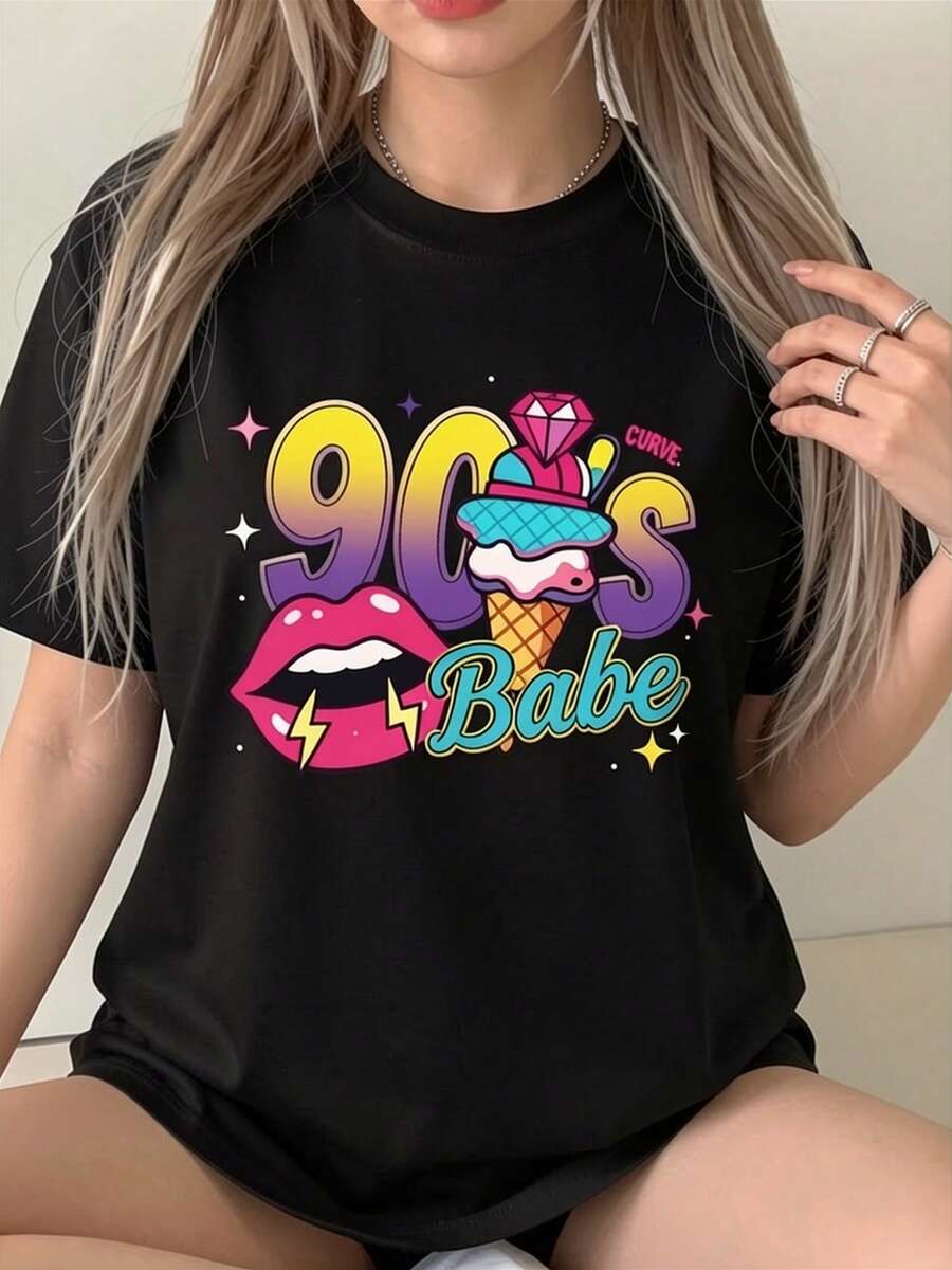 Women T-Shirts - Black - View 1