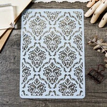 11.7 X 8.3 Inch Khuôn rỗng hoa Mandala, khuôn nhựa scrapbook với thiết kế thực tế để tô màu, dập nổi và trang trí scrapbook, phù hợp cho những người đam mê scrapbook và làm thiệp - A - Xem 5