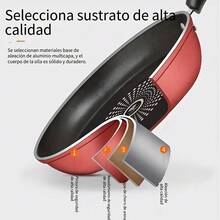 Non-Stick Cast Iron Skillet - Dishwasher , Healthy Cooking With Reduced Smoke, Large Capacity, Multifunctional Cookware For Home, Kitchen, And Restaurant Use. BXM8 - View 2