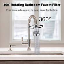 Faucet Water Filter - Suitable For Washing Fruits, Vegetables And Daily Use, Splash-Proof Design, Equipped With Rotatable Faucet Sprayer - View 4