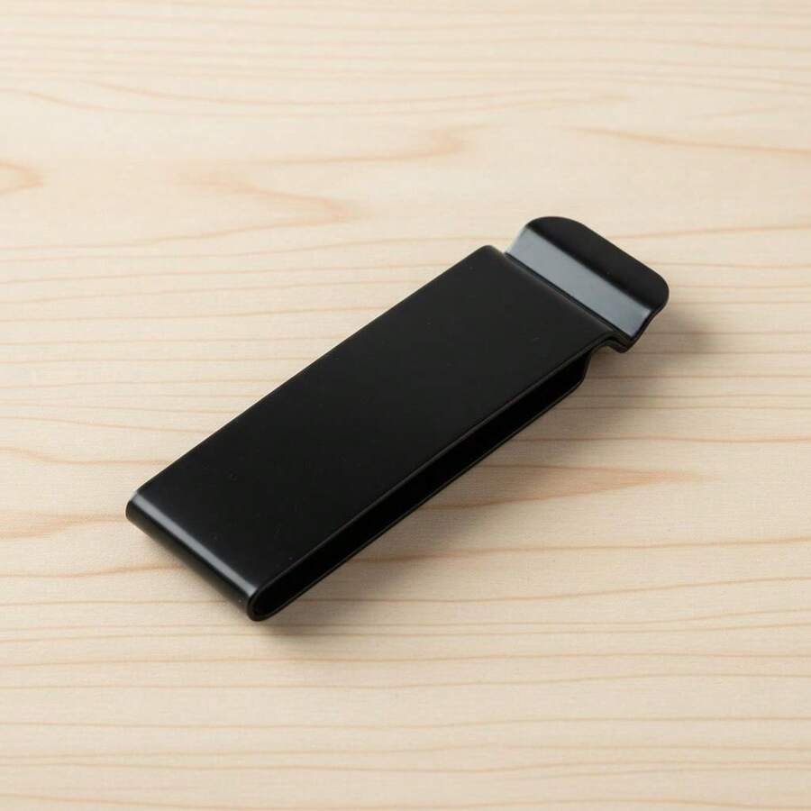 2件裝 69x22mm 黑色金屬彈簧鋼腰帶夾,重型多用途工具夾口袋夾,適用於鑰匙架、槍套、皮套製作,男士DIY工具、旅行日常攜帶五金配件 - A - 查看 1