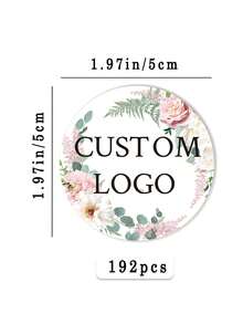 [Customized] 48/96/192/384/768pcs 2-Inch Customized Stickers/Logo Stickers/Wedding Stickers/Design Your Own Stickers/Personalized Stickers/Custom Stickers, Customized Seal Stickers For Startup Companies, Weddings, Gifts And Promotions - Customized Stickers, Customized Logo Seal Stickers, Baptism Stickers - Multicolor - View 10