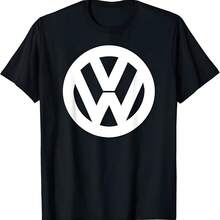 Camiseta con logotipo Volkswagens Classic - Negro - Ver 1