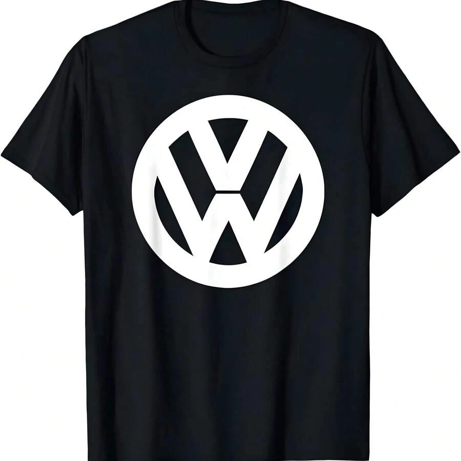 Camiseta con logotipo Volkswagens Classic - Negro - Ver 1