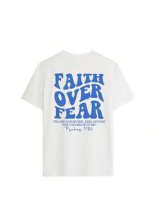Women's Short-Sleeved T-Shirt With A Round Neck And Graphic Print, A Casual And Modern Style, Your Everyday Essential. Resort, Women's Graphic T-Shirt, Women's White Summer Top - 白色 2 - 查看 3