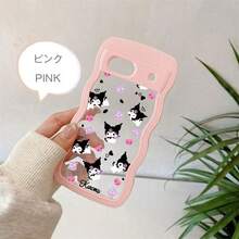 SANRIO スマホケースウェーブケースfor苹果16ProMax/16Plus/16Pro/16/15ProMax/15Plus/15Pro/15/14ProMax/14Plus/14Pro/14/16E/13ProMax/13Pro/13/12ProMax/12Pro/12/11ProMax/11andGooglephone15ProMaxクリア15ProMaxパステルカラー耐衝撃女性向けミニマリスト - 黑色 - チェックする 6