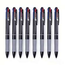 Bút bi 3 màu 0.7mm, bút bi nhiều màu đầu nhọn, bút bi rút 3 trong 1 đen/đỏ/xanh dương, bút bi 3 màu đơn giản, tiện dụng, bút nhiều màu dùng cho văn phòng, học sinh, thi cử, đồ dùng học tập. - Bút bi ba màu - Xem 8