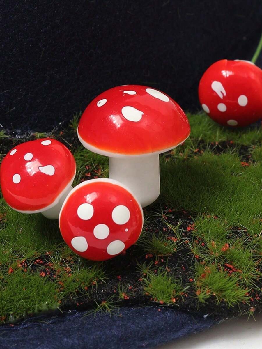 20个/套人造蘑菇装饰品,这些精致的装饰品为您的花园和盆栽植物增添活力。 - 彩色 - 查看 1