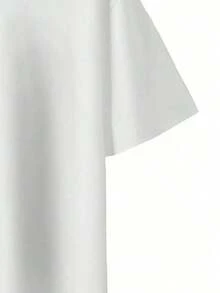 Camiseta de manga corta informal para mujer, estilo retro, con estampado de café y la frase "Caffeinated Moms Club", para vacaciones de verano. |   Tops de primavera, camiseta de manga corta de talla grande, ropa de mujer, ropa de verano para mujer - Blanco - Ver 3