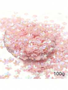 100g Hạt kim tuyến hình hoa mai lõm 10mm, chất liệu PVC, sequin hoa anh đào 5 cánh óng ánh, phụ kiện làm móng nghệ thuật bằng nhựa, kim tuyến hồng hologram lấp lánh, hiệu ứng óng ánh mộng mơ, hình dáng hoa 5 cánh tinh tế, vẻ đẹp nữ tính nhẹ nhàng. - Hoa năm cánh - Xem 13