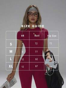 Conjunto de yoga para mujer, pantalones deportivos de cintura alta, conjunto deportivo moldeador de 2 piezas, conjunto de yoga con control de abdomen, camiseta de cuello redondo ajustada emparejada con pantalones de yoga de cintura alta, conjunto esen - Rojo - Ver 3