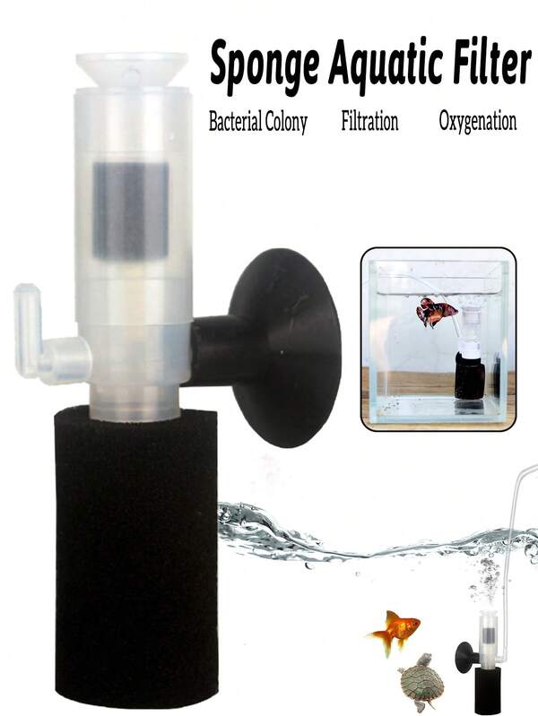 1 bộ lọc sục khí chìm siêu mỏng nhỏ gọn, hoạt động êm ái, bộ lọc bọt biển oxy 3 trong 1 cho bể cá, phụ kiện bể cá đa chức năng, bộ lọc loại bỏ chất thải bên ngoài trong suốt siêu êm ái, phù hợp với nhiều kích cỡ bể cá khác nhau.