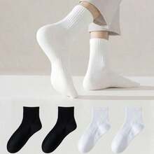 20/10/5/1 paires de chaussettes de cheville unisexes confortables, douces, absorbantes et antibactériennes. Convient aux hommes et aux femmes. Idéal pour la gym, l'entraînement, le port décontracté, le yoga, toutes les saisons - Multicolore - Voir 6