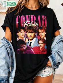 Limited Edition Vintage Conrad Fisher T-Shirt - Unisex Retro 90s Tee, A Perfect Gift For Fans - Black - View 6